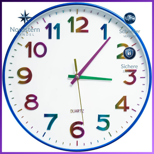 Wanduhr cm bunte - cm,