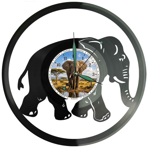 Elefant wanduhr afrika savanne - afrika,