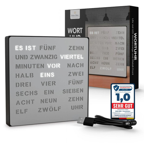 Wanduhr led wortuhr uhr wort - uhr,