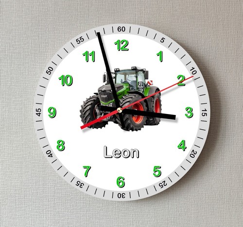 Kinderzimmeruhr traktor mit - traktor,