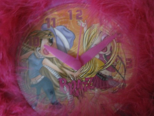 Kinderzimmer wanduhr pink neu - kinderzimmer,