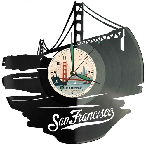 San francisco wanduhr skyline - wanduhr,