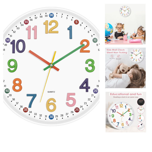 Lernuhr kinder wanduhr - cm,
