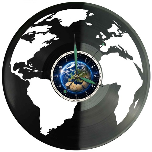 Weltkarte wanduhr welt reisen - wanduhr,