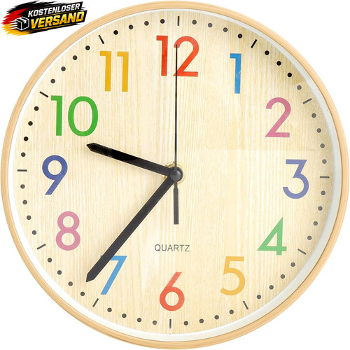 Kinderwanduhr 20cm lautlos