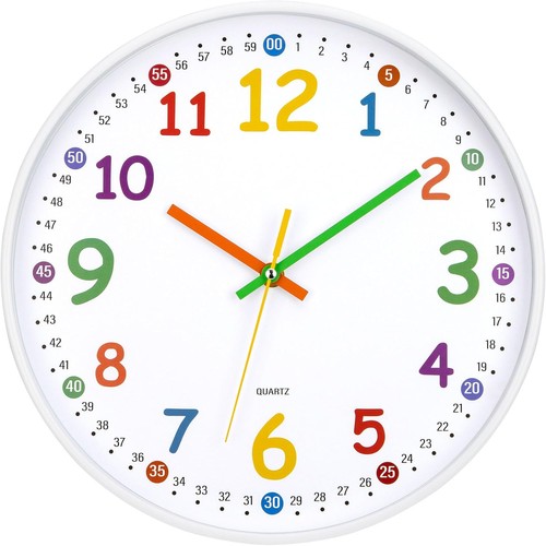 Kinder wanduhr lautlos - cm,