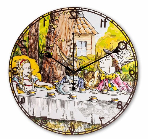 Alice rückwärts wanduhr aus - rückwärts,