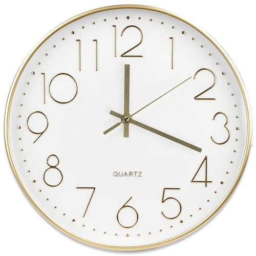 30cm wanduhr gold - 30cm, ohne