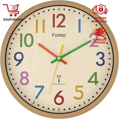 Funk wanduhr 30cm lautlos - funk,