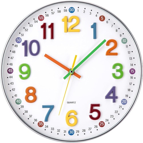 Kinder wanduhr lernuhr - lernuhr, 30cm