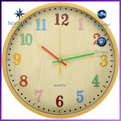Wanduhr kinder lautlos - wanduhr,