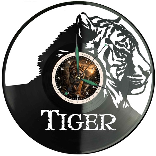Tiger wanduhr raubkatze - wanduhr,