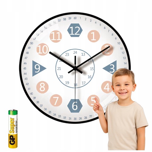 Wanduhr kinder lernuhr - wanduhr,