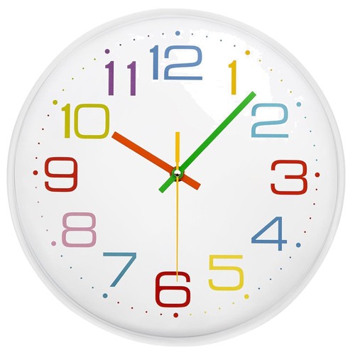 Kinder wanduhr lautlos 20cm - wanduhr,