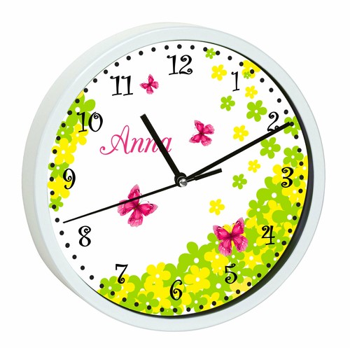 Kinder wanduhr kinderzimmer - wanduhr,